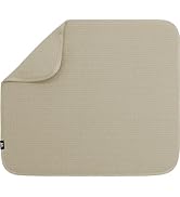 S&T INC. Dish Drying Mat, Highly Absorbent Microfiber Kitchen Counter Mat, Dish Drying Pad for Di...