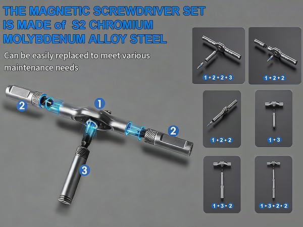 24 in 1 magnetic screwdriver set