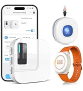 CallToU Wi-Fi Wireless Caregiver Pager Call Button for Elderly at Home, APP Emergency Alert for S...