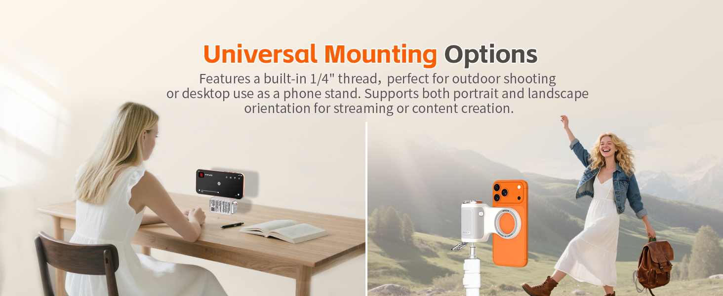 magnetic phone camera grip