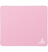 SOLAKAKA EP9 Pink Gaming Mouse Pad - 4MM Thick 13.8"x11.8" (350x300mm), Tight-Weave Control Surfa...