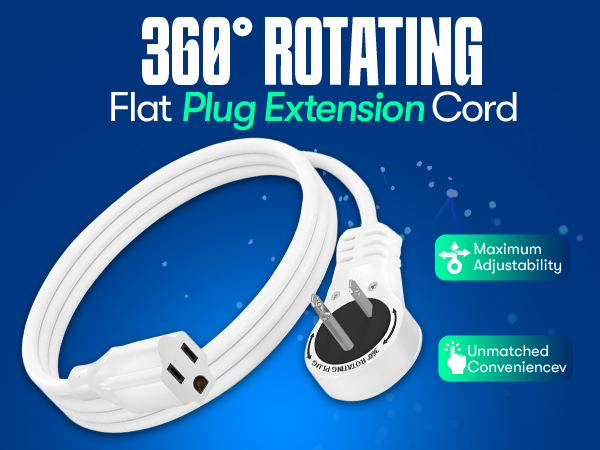 flat extension cord