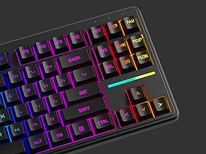 wired gaming keyboard gaming keyboard silent keyboard black keyboard