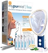 Mypurmist Free Plus Facial Steam Mask - Advanced Relief for Sinus, Allergy, Cold, Cough, and Skin...