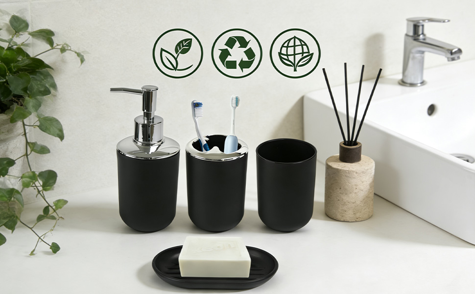 bathroom soap dispenser set