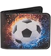 Kids Wallets for Boys Girls Teen, Birthday Gift for 5 6 7 8 9 10 11 12 13 Year Old Boys, Cool Soc...