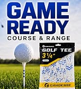 120 Pack Plastic Golf Tees 3-1/4" Tour Trusted Durable Plastic Golf Tees | Reduced Side Spin for ...