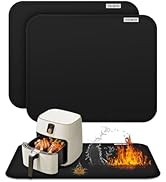 FIREWESS Heat Resistant Mat for Air Fryer,Deep Fryer,Oven, Hot Pads for Kitchen Counter Heat Prot...