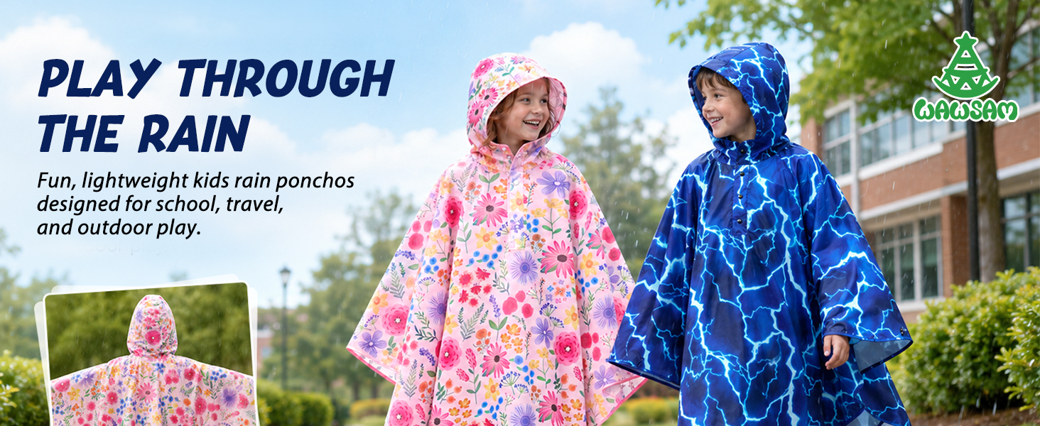 kids poncho