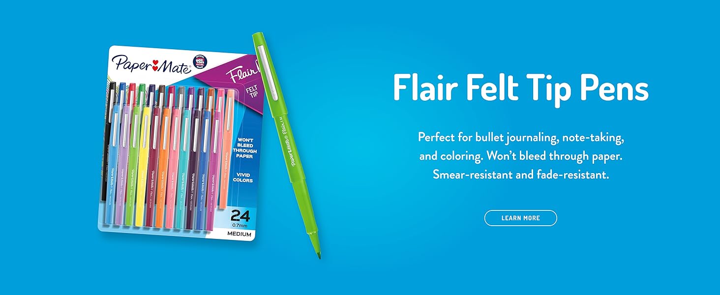 Flair Felt Tip Pens