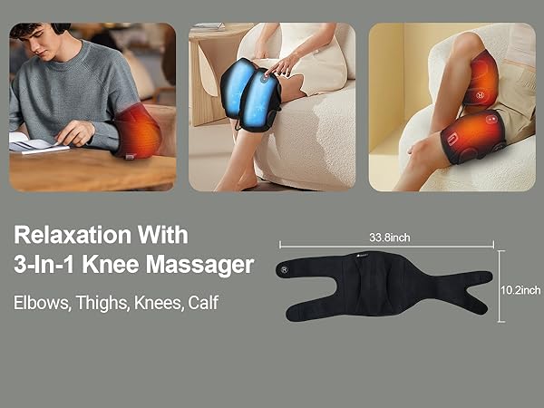 Heating pad for knee