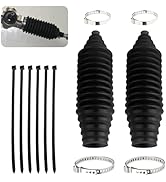 Tie Rod Boot Kit with Pinion Bellow Cable Ties and Clamps,Waterproof & Dustproof Rack and Pinion ...