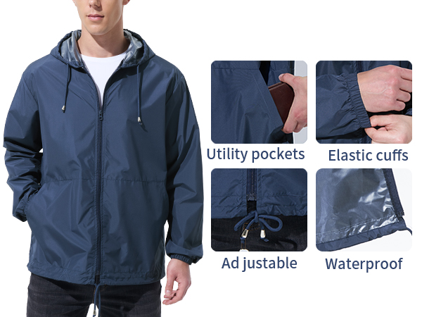 MENS RAIN JACKET