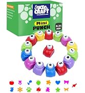 UCEC 15PCS Craft Shape Hole Punch Shapes, Kids Paper Punches for Crafting Nail Art Thanksgiving C...