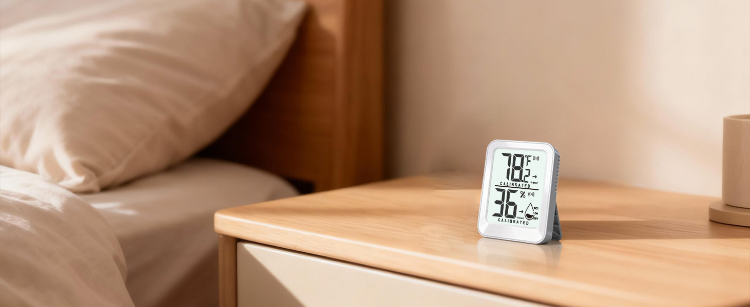 temperature and humidity monitor for bedroom