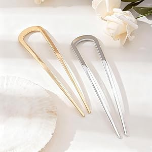 U-Shaped Large 5.5 Inch metal hair pin