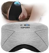 Sleep Mask with Headphones Bluetooth 5.4, TOPOINT Blackout Eye Mask for Sleeping Headphones Earph...