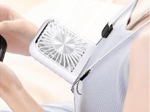 portable fan rechargeable personal fan neck fan usb fan mini handheld fans small desk fan foldable