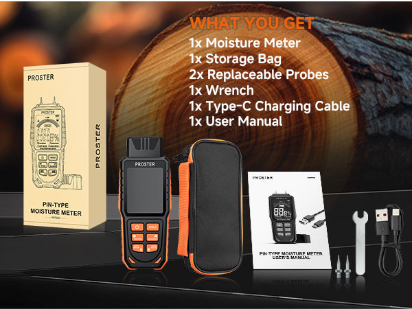 Rechargeable Moisture Meter