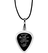 Musiin Guitar Pick Holder Collection Necklace, Acrylic Storage Pendant, Wearable as Necklace or K...