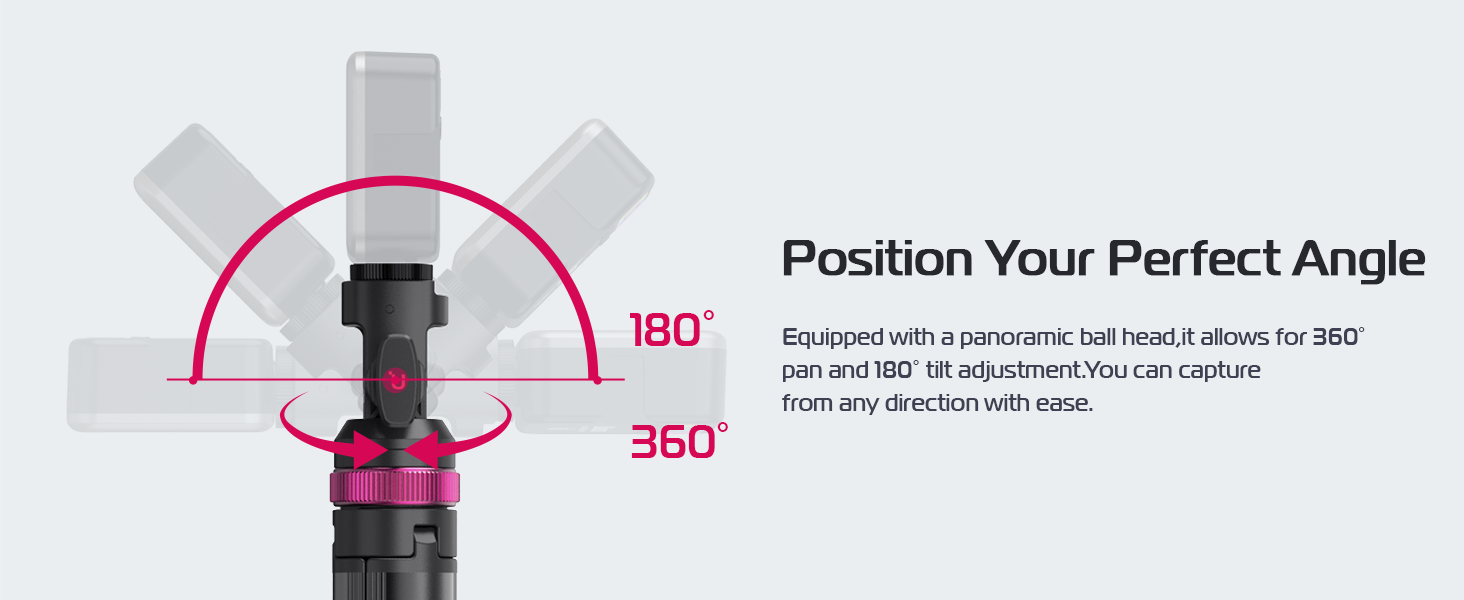 Fast Setup, Full Versatility: The handheld MT-89 light stand featuring a 1/4" quick-release plate