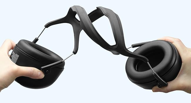 Dr.meter Hearing Protection Ear Muffs Noise Reduction Safety Earmuffs Kids Adult Hearing protection