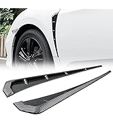 1 Pair Car Fender Side Vents ABS Compatible Fender Stickers Decorative Air Flow Intake Hole Grill...