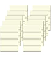 Sticky Notes 4x6 Inches 10 Pack Sticky Notes with Lines, 4x6 Sticky Pads to Post for Home, 4x6 Li...