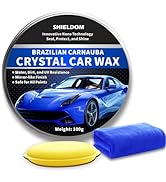 SHIELDOM Car Wax Carnauba Waxes Auto Paint Sealant Car Detailing Polish High Gloss Shine Paste Hy...