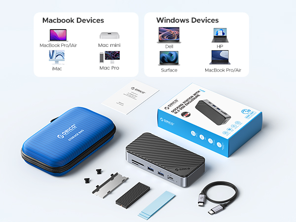 USB C Hub with M.2 Enclosure