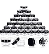 5 Gram Sample Containers with Lids, 50 Count 5ML Sample Jars, Empty Cosmetic Containers with Lids...