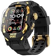 DABAOZA Rugged Case with Band Compatible with Apple Watch 49mm 46mm 45mm 44mm, for iWatch Series ...