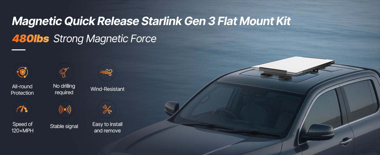 starlink gen 3 magnetic mount