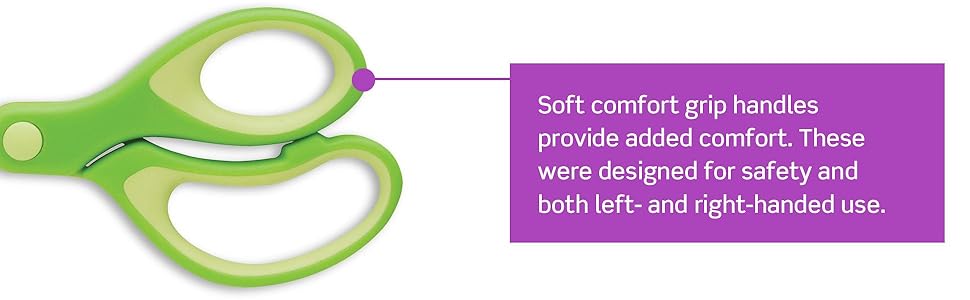 Comfort grip handles for added comfort and are designed for safety with left and right handed use
