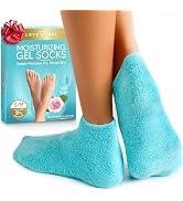 Moisturizing Socks (Up to Size 8.5) Gel Silicone Aloe Socks Spa Gifts Stocking Stuffers for Women...