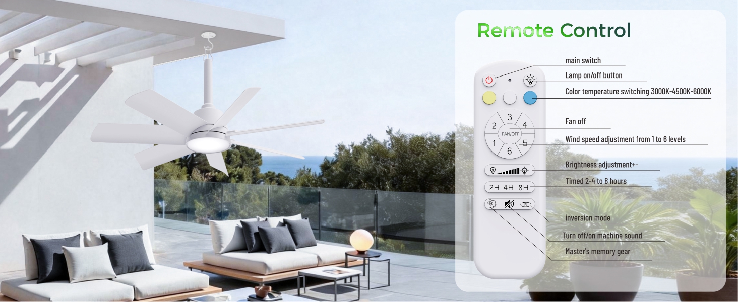 28 inch plug in outdoor ceiling fan with light remote hanging portable fan patio porch camping rv