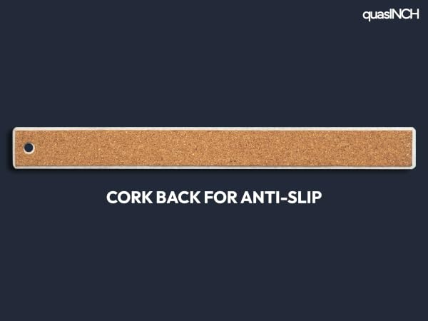 Cork back for anti-slip