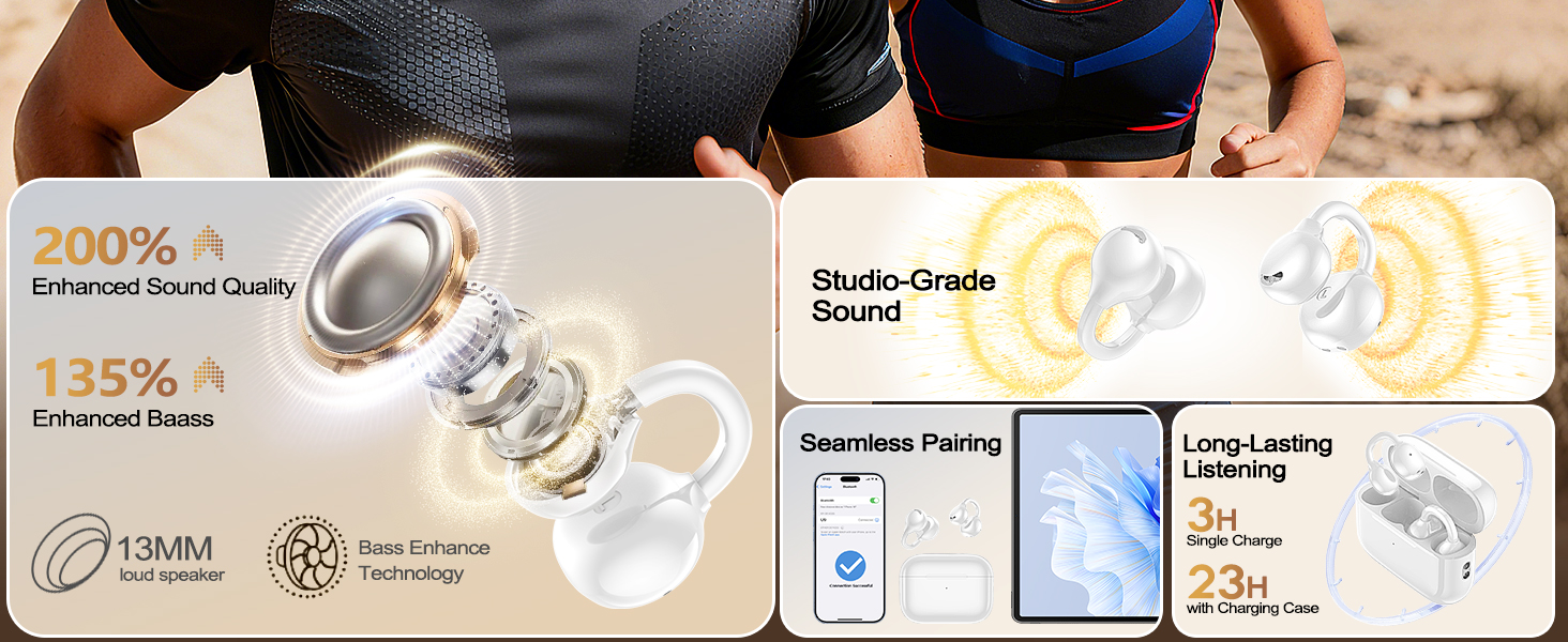 Open Ear Headphones