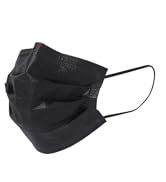 Venom Steel Heavy Duty Barrier Black Face Mask, Fluid and Splash Resistant, 75 Count