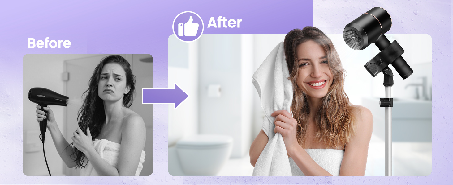 blow dryer stand hands free