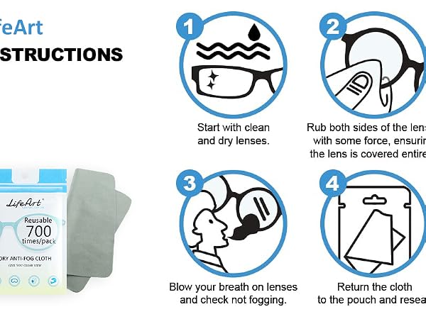 anti-fog cloths