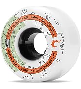 Fireball Terra 54mm Skateboard Wheels – USA Made 78a Skateboard Wheels – Soft Cruiser Filmer Whee...