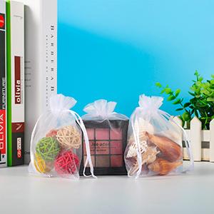christmas bags for gifts with drawstrings