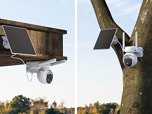 Security camera no internet needed can be mounted on a ceiling or wall