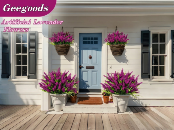 artificial flowers for outdoors