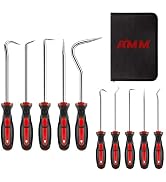 AMM 10-Piece Pick and Hook Set, Precision Automotive Pick Tool Set for Car Auto Oil Seal/O-Ring S...