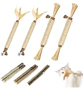 Tocirelo Cat Toys Silvervine Sticks - 10Pack Natural Cat Catnip Toys for Indoor Cats Kittens, Cat...