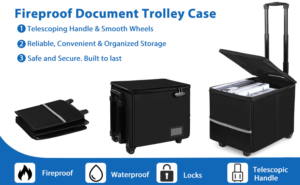 document box with wheels