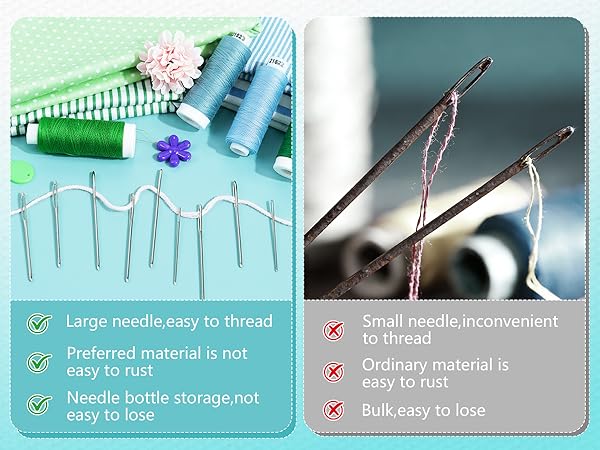 Large-Eye Blunt Needles