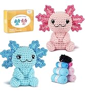 MOREJMTT Crochet Kit for Beginners, Crochet Animal Kits,Crocheting Kit for Starters with Step-by-...